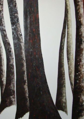 forêt de troncs